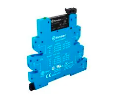 Interfaz Modular con Relé Electromecánico Masterbasic Terminales Automático Finder 390100240060